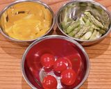 帆立と野菜のアーリオオーリオ[浜納豆]作り方2写真