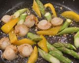 帆立と野菜のアーリオオーリオ[浜納豆]作り方4写真