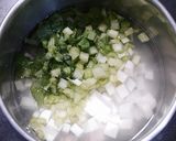 簡単！小松菜と豆腐のお味噌汁作り方2写真
