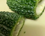 苦味ほぼなし！ゴーヤのパリパリ揚げ*+作り方1写真