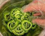 苦味ほぼなし！ゴーヤのパリパリ揚げ*+作り方4写真