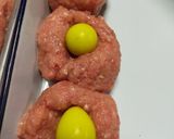 お弁当おかずうずら卵のスコッチエッグ♪作り方4写真