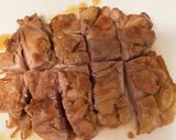 ネギたっぷり☆鶏の照り焼き丼作り方5写真
