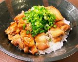 ネギたっぷり☆鶏の照り焼き丼作り方7写真
