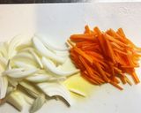 玉ねぎとにんじんのかき揚げ作り方1写真