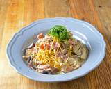 糖質制限！和風豆乳クリームスパゲッティ作り方5写真