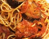 ベーコンとナスのトマトパスタ　コストコ作り方6写真