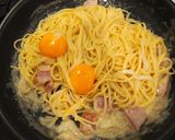 にんにくごまだれのカルボナーラ作り方6写真