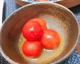 ミニトマトのハニービネガー漬け♡作り方3写真
