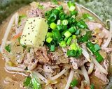 賄い♪魚介豚骨焦がし味噌バター沖縄そば作り方7写真