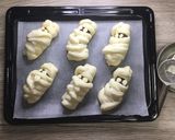 ポリ袋deハロウィン★ミイラパン♪作り方10写真