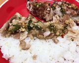 蒸し鶏と揚げ鶏のカオマンガイ☆炊飯器で☆作り方9写真