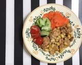 炊飯器で鶏肉と大豆の簡単煮込み カレー味作り方4写真