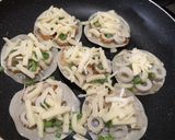 シラスと竹輪の餃子ピザ・ビストロおつまみ作り方4写真