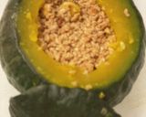 丸ごとかぼちゃ！#レンチン 簡単肉詰め作り方10写真