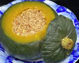 丸ごとかぼちゃ！#レンチン 簡単肉詰め作り方11写真
