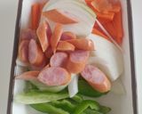 もちもち食感❗ワイルドナポリタン❗作り方1写真