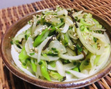 長ネギと玉葱の塩昆布炒め作り方3写真