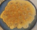 薄切り焼きバナナ入りホットケーキ作り方5写真