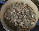 牛すじとコンニャクのピリ辛煮♪作り方3写真