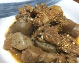 牛すじとコンニャクのピリ辛煮♪作り方5写真