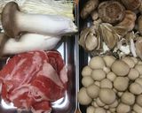 牛バラ肉とキノコの甘辛煮☆花椒で！作り方1写真