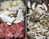牛バラ肉とキノコの甘辛煮☆花椒で！作り方2写真