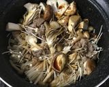 牛バラ肉とキノコの甘辛煮☆花椒で！作り方4写真