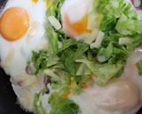 朝から免疫アップ!キャベチーズ目玉焼!作り方3写真