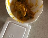 パンプキンサラダに納豆トースト作り方1写真