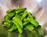 青唐辛子の冷凍保存(下処理)作り方3写真