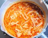 豚バラもやしピリ辛醤油らーめん作り方8写真