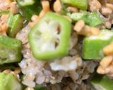 簡単　ひきわり納豆おくら丼作り方8写真