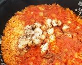 濃い野菜ジュース簡単チキンライス作り方4写真
