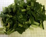 サッポロ一番で小松菜増し増しらーめん作り方2写真