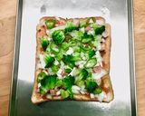 野菜モリモリ一枚で満足ピザトースト作り方3写真