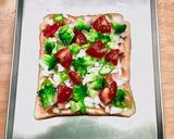野菜モリモリ一枚で満足ピザトースト作り方4写真