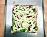 野菜モリモリ一枚で満足ピザトースト作り方5写真