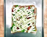 野菜モリモリ一枚で満足ピザトースト作り方6写真