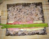 アスパラ山の洋風太巻き作り方3写真