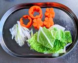 モッツァレラ餃子鍋作り方2写真