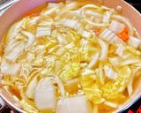 柚子胡椒香る鳥団子♡味噌ちゃんこ風スープ作り方7写真