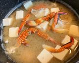 蟹のお味噌汁作り方3写真