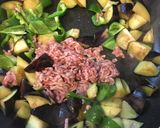 ピーマンとなすと豚挽肉のオイスターソース作り方2写真
