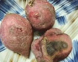 焼き芋リメイクで塩バターポテト作り方1写真