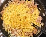 簡単！牛丼パスタ作り方4写真