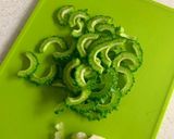 ゴーヤ入りチーズスクランブルエッグ作り方2写真