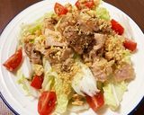 グリルチキンと白菜のナッツサラダ作り方7写真