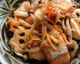 きび酢で作る！秋野菜と鮭の南蛮漬け作り方7写真