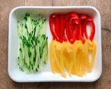 ごま味噌だれが味の決め手♪生春巻き作り方3写真